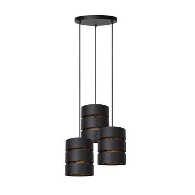 ROSAS - Lampa wisząca - Ø 43 cm - 3xE27 - Black 21433/13/30 Lucide